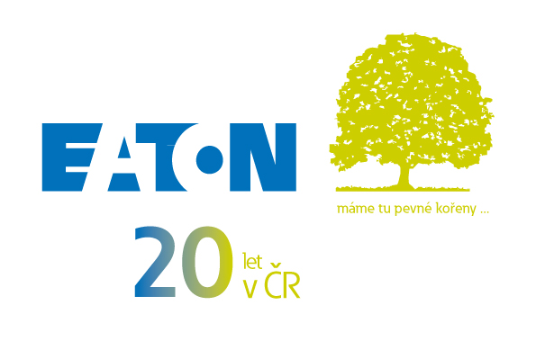 Logo Eaton 20let v CR-strom prechod