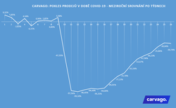 Carvago Pokles prodejů ojetých vozidel 2020