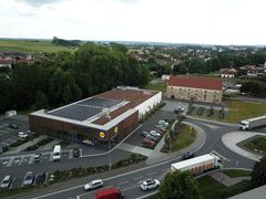 Litomyšl lidl fotovoltaicka elektrarna 2023