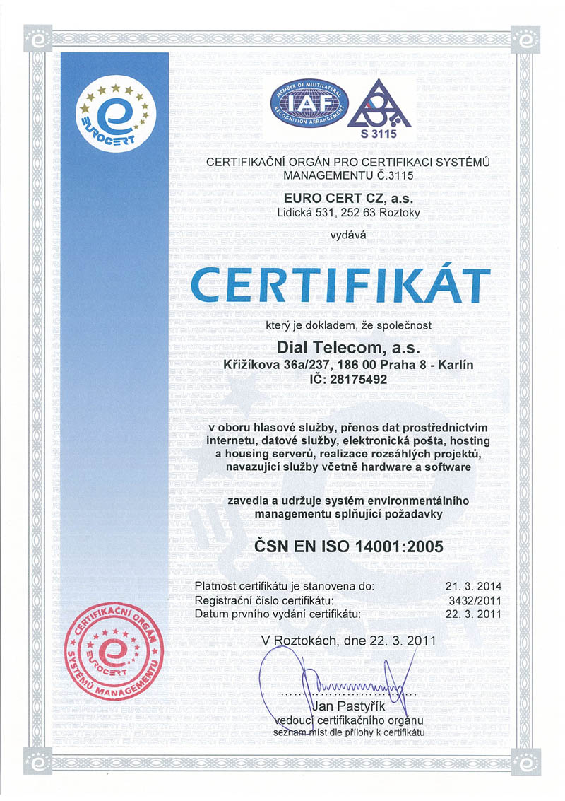 CertifikatISO14001-nahled